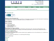 Tablet Screenshot of cimcoelectronics.com